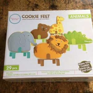 Cookie Feet animals cookie cutter set
